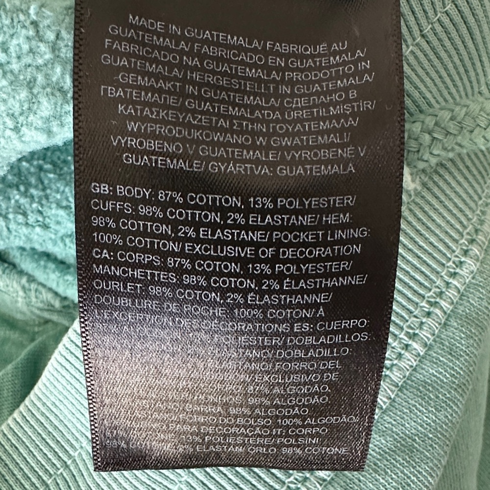 The North Face Women’s teal cotton Joggers - Picture 3 of 7